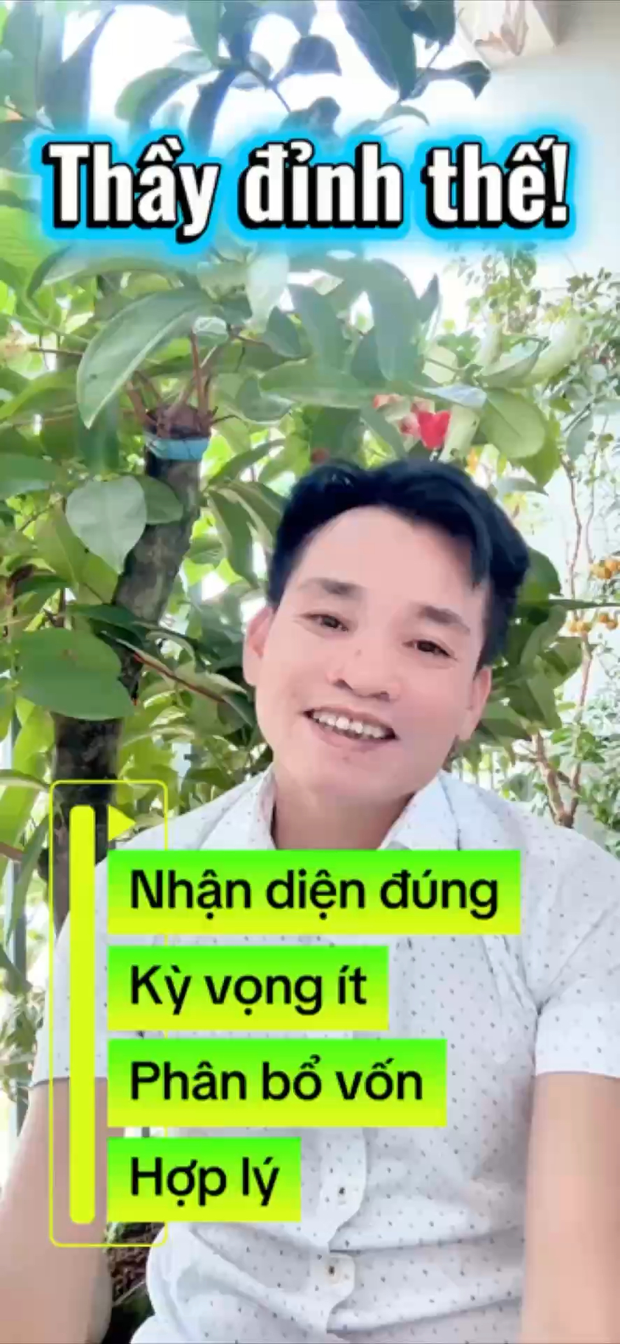 Nhận diện đúng, kỳ vọng ít & Đi vốn hợp lý