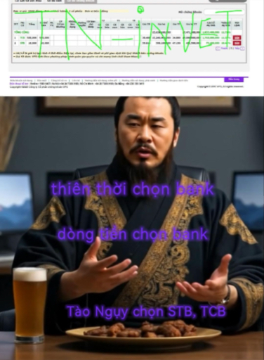 Thiên thời chọn bank, dòng tiền chọn bank, tào ngu