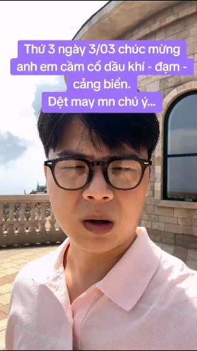 Thứ 3 ngày 3/03 chúc mừng anh em cầm cổ dầu khí - 