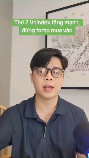Thứ 2 Vnindex tăng mạnh, đừng fomo mua vào #xuhuon