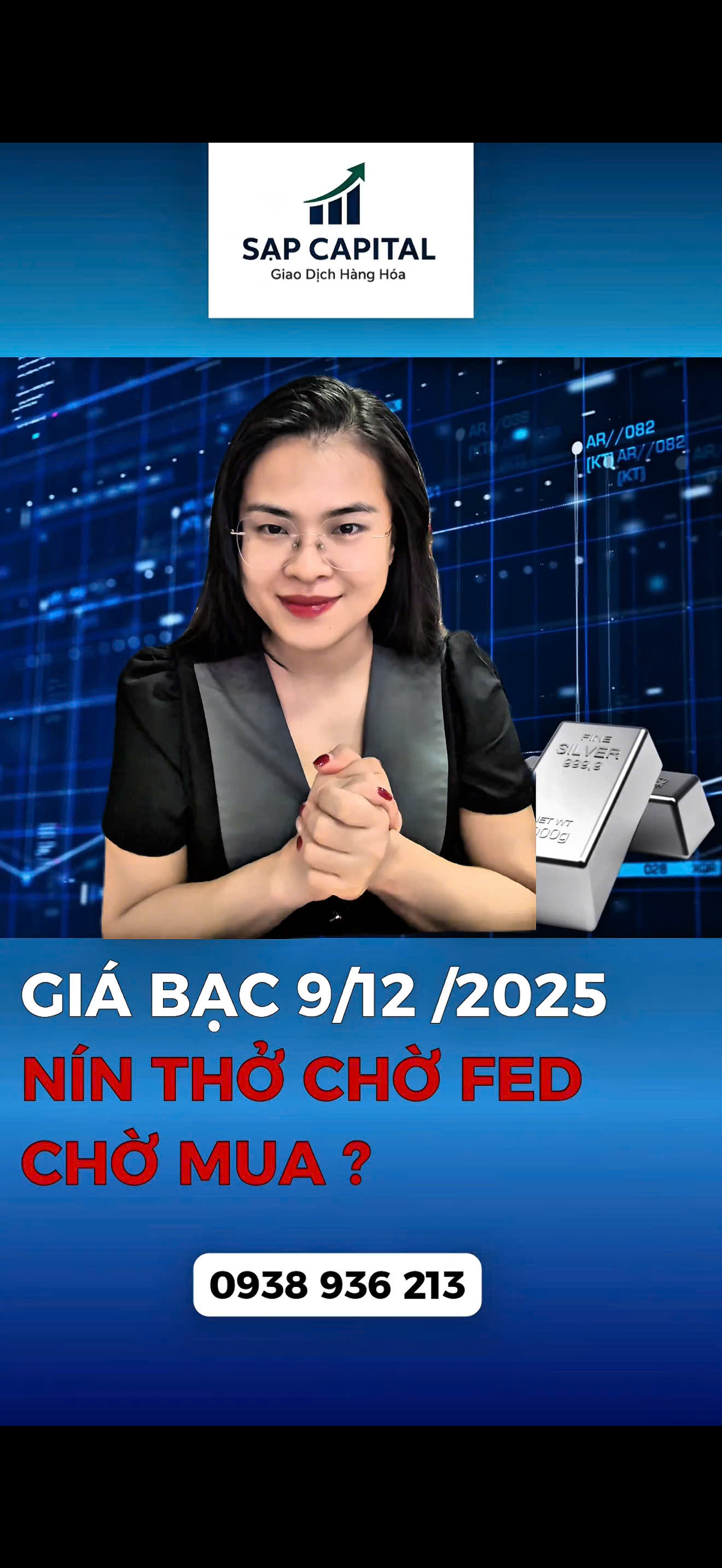 GIÁ BẠC Ngày 09/12/2025

Nín thở chờ FED
MUA giá n