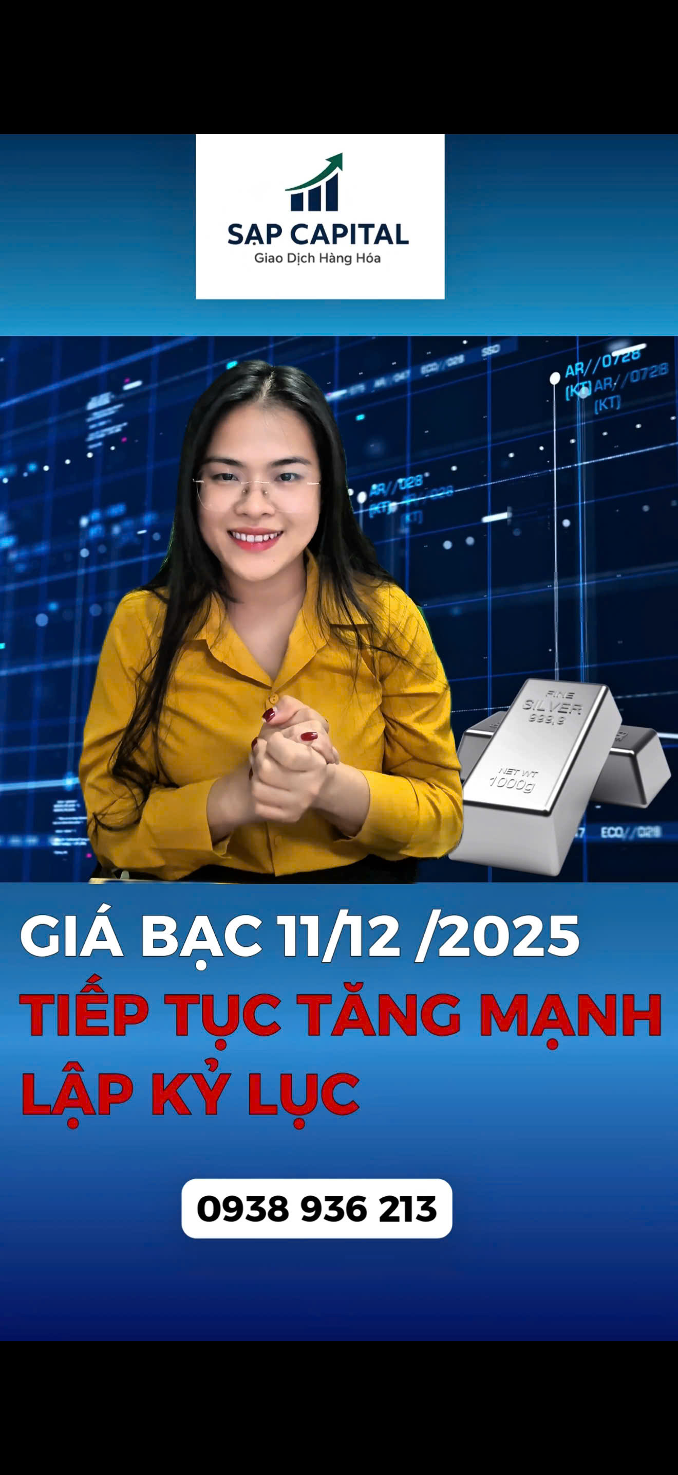 GIÁ BẠC NGÀY 11/12

Tiếp tục TĂNG MẠNH 
LẬP KỶ LỤC