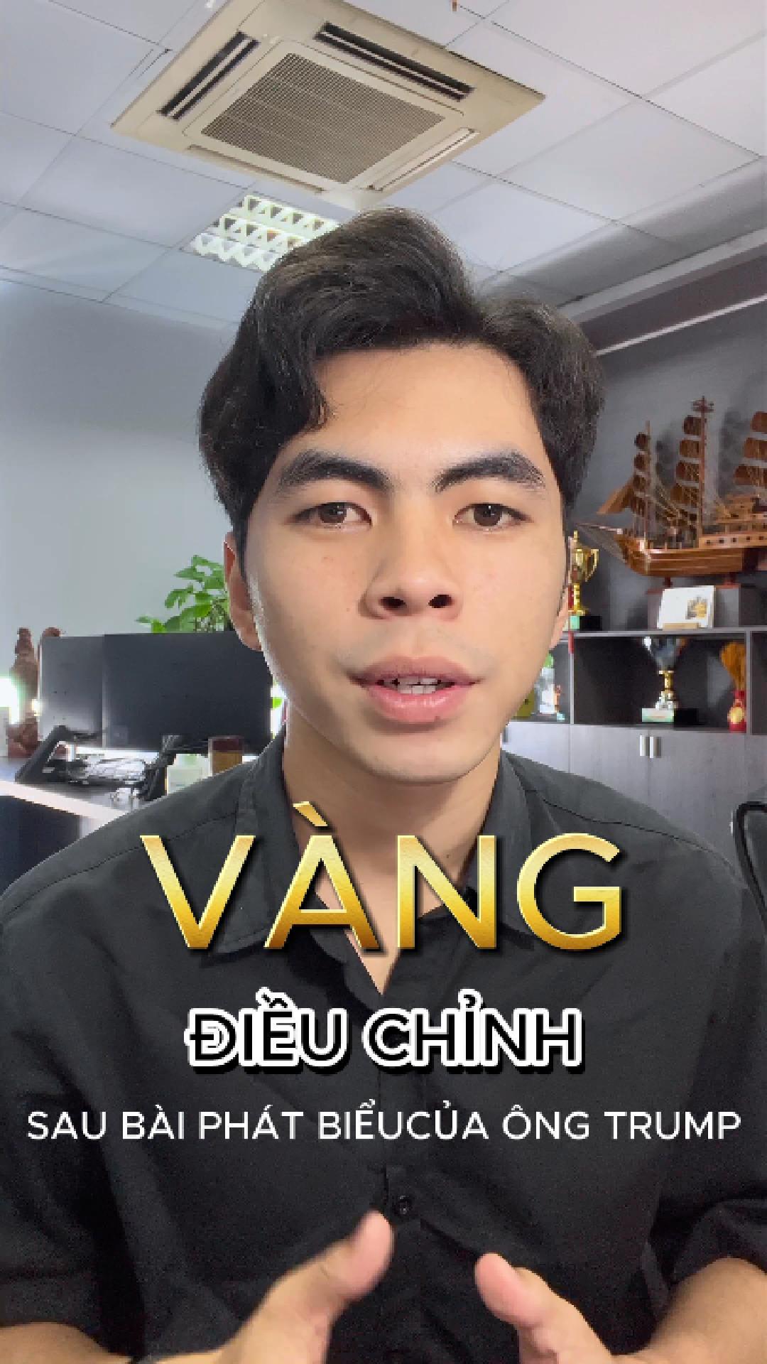 VÀNG ĐIỀU CHỈNH SAU BÀI PHÁT BIỂU CỦA ÔNG TRUMP
#v