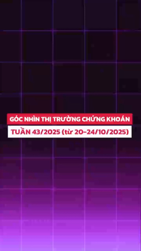 GÓC NHÌN TTCK TUẦN 43 | HanoiStock
VNI khép lại tu