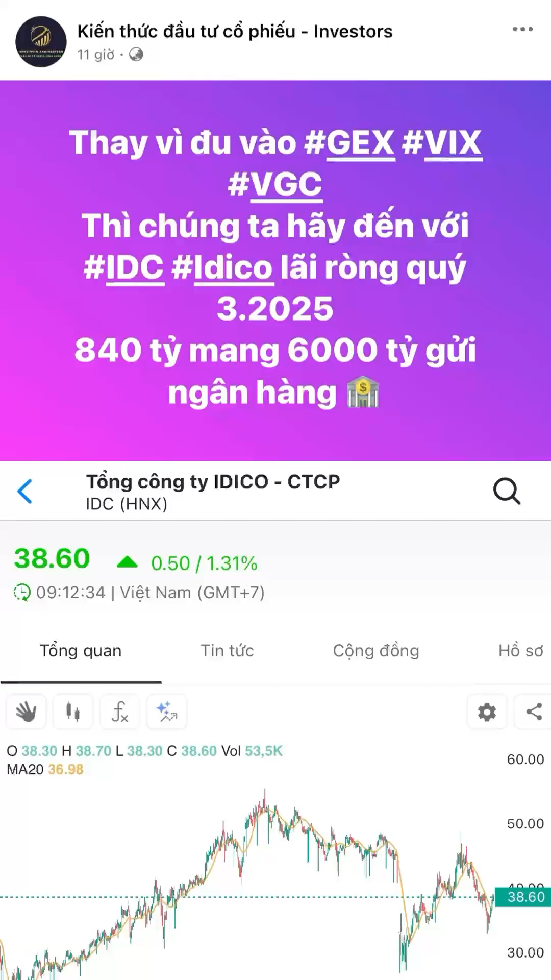 Thay vì đu vào #GEX #VIX #VGC
Thì chúng ta hãy đến