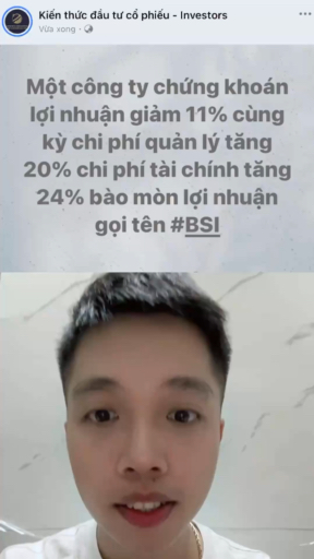 Một công ty chứng khoán lợi nhuận giảm 11% cùng kỳ