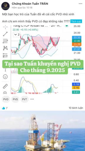 Tại sao Tuấn khuyến nghị cổ phiếu #PVD #PVDrilling