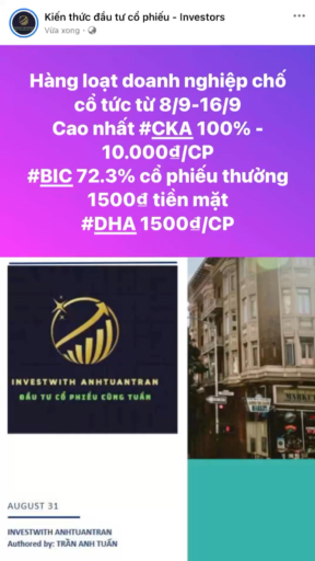 Loạt doanh nghiệp chốt cổ tức khủng

CKA 10.000₫/ 