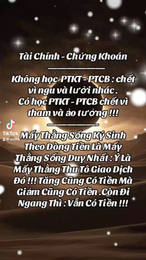 Tài Chính - Chứng Khoán
    ——————
Không học  PTKT