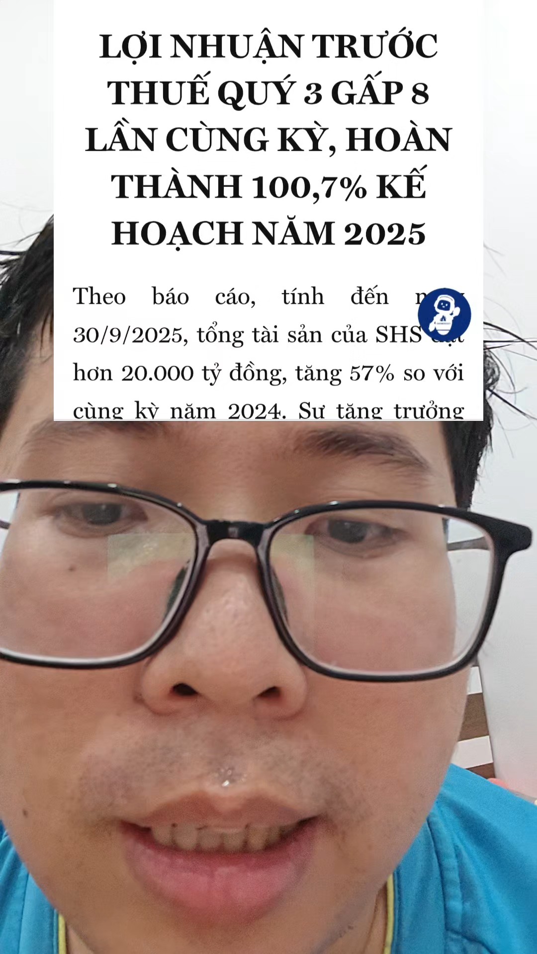 Shs lợi nhuận gấp 8 lần cùng kỳ