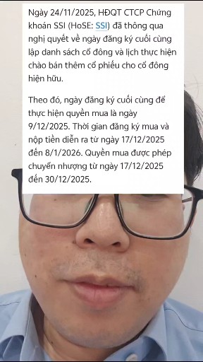 Ssi phát hành có nên mua không