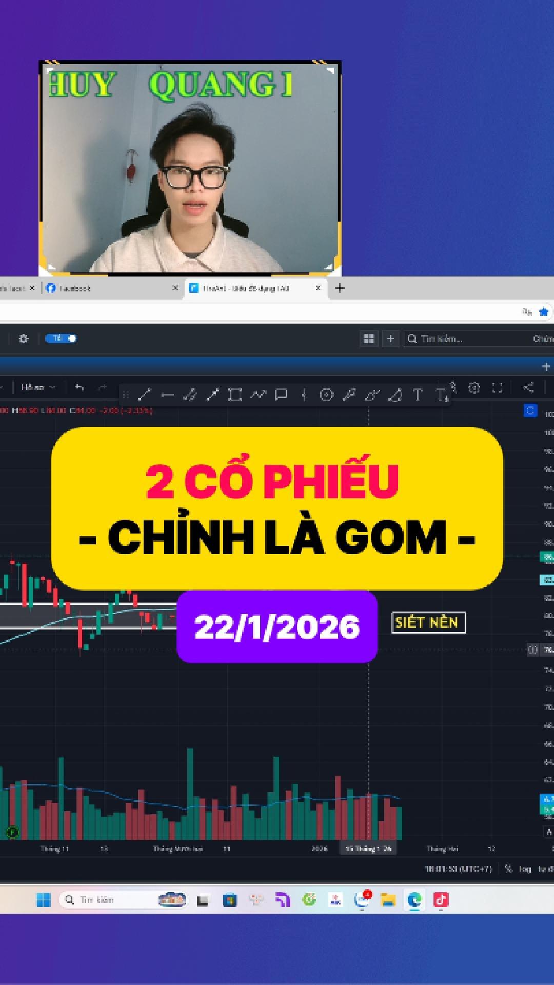 2 cổ phiếu càng chỉnh càng gom
