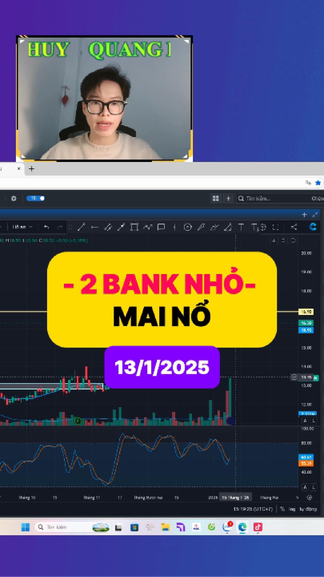 Đây à 2 cổ phiếu bank nhỏ , ngày mai cửa nổ cao