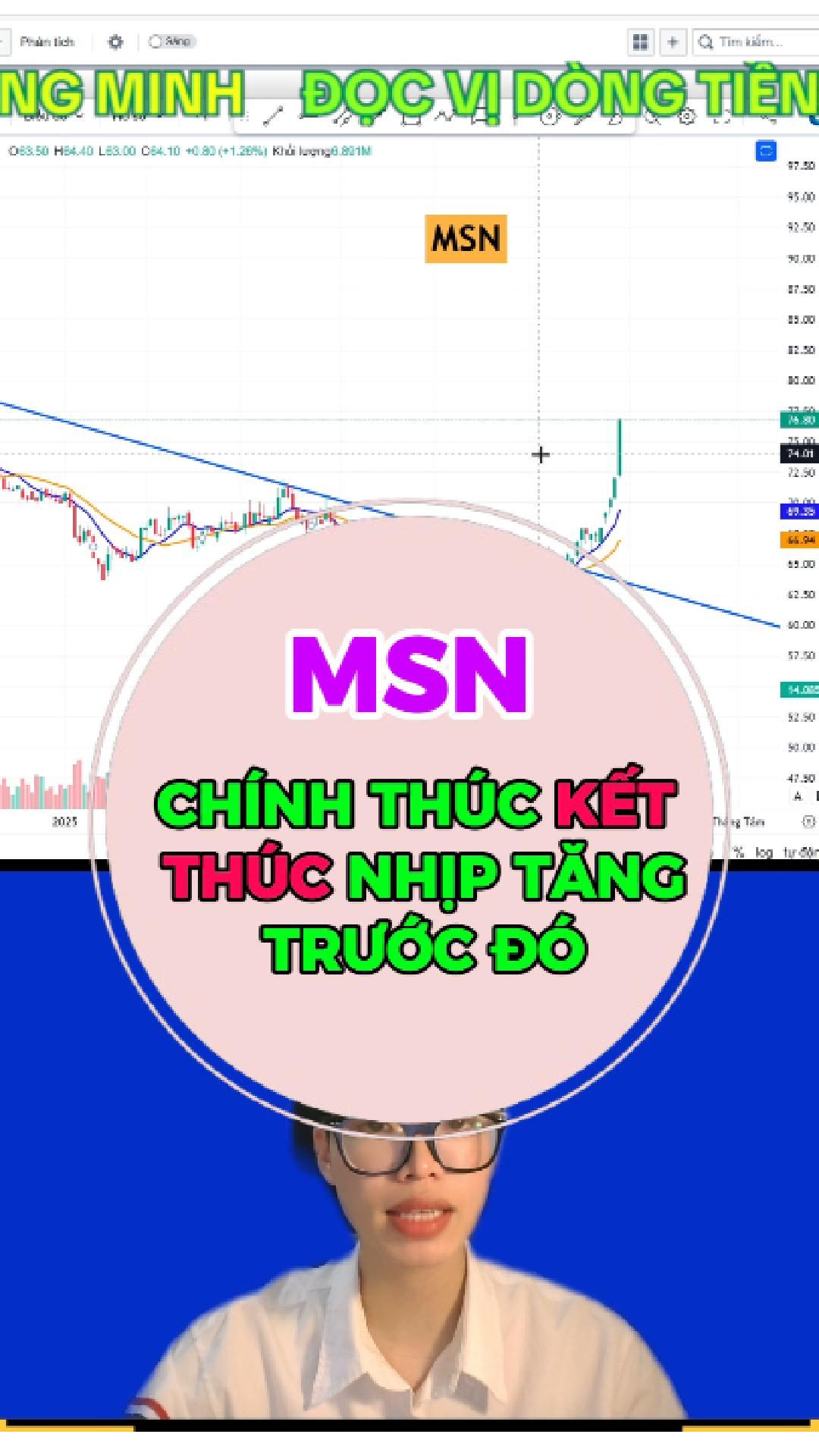 MSN chính thức kết thúc nhịp tăng trước đó