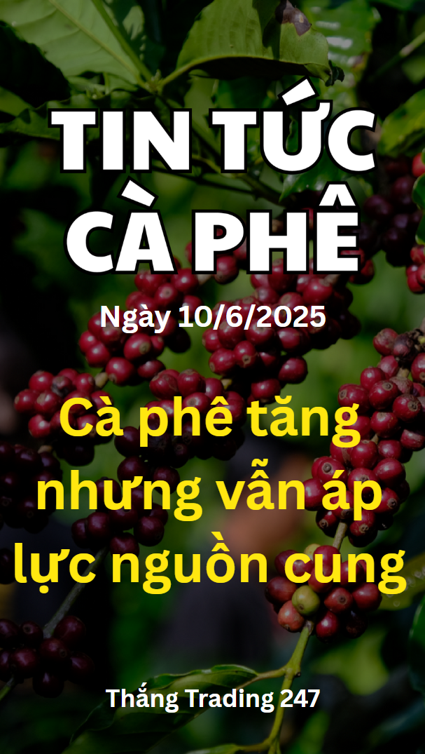 Tin Tức Cà Phê 10/6: Cà phê tăng nhưng áp lực nguồ