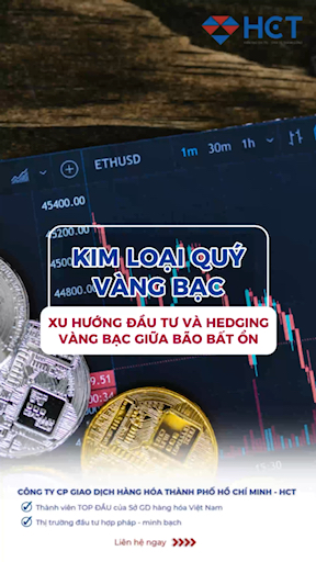 Kim loại quý Vàng Bạc - Xu hướng đầu tư và hedging