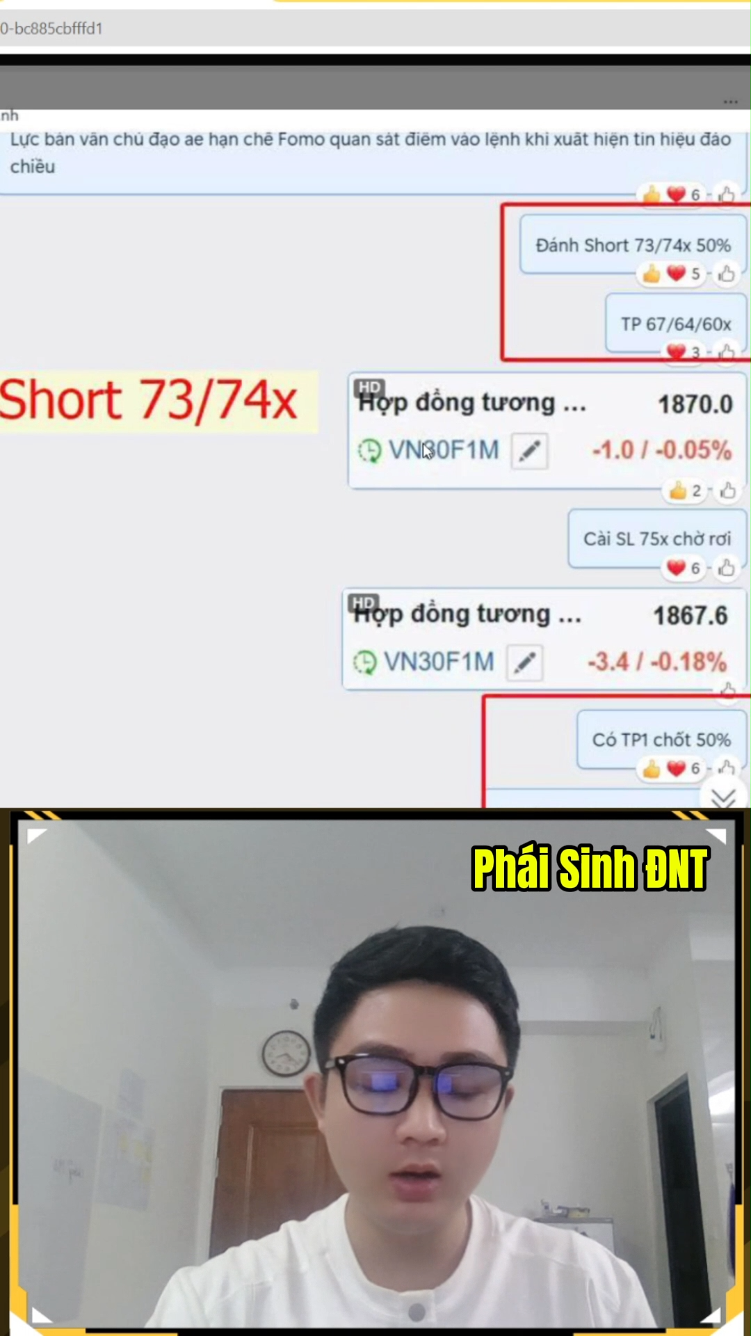 Phần 40: Chốt lãi hơn 25đ cùng Phái Sinh ĐNT