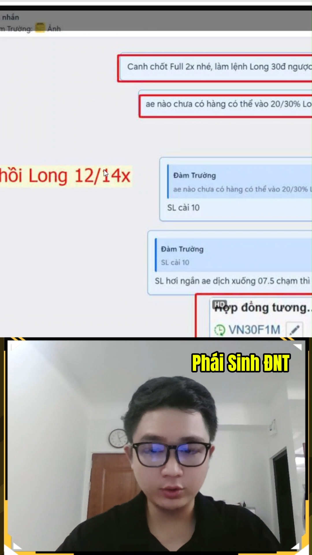 Chốt lãi hơn 30đ nhịp hồi chữ V - Phái Sinh ngày 2