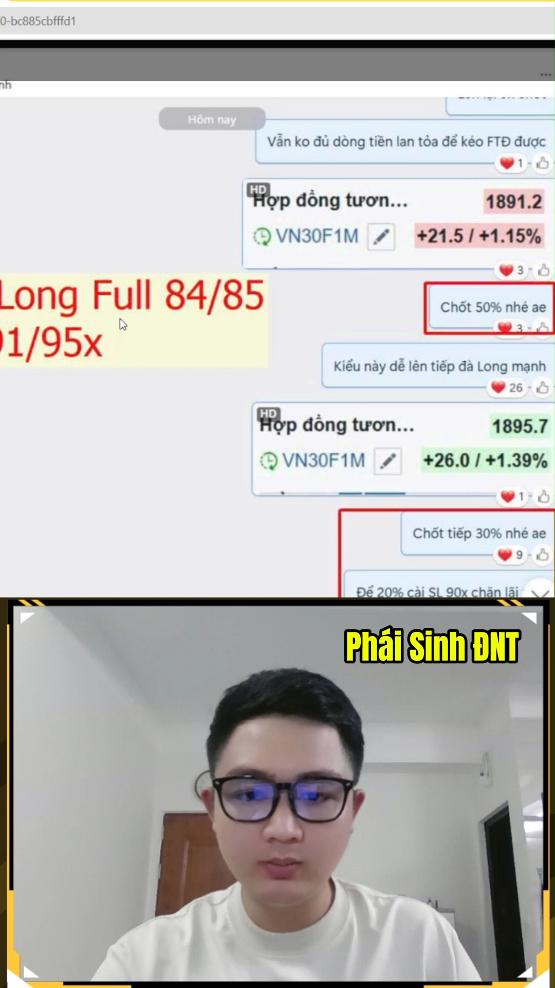 Phần 32: Chốt 2 lệnh Long đầu tuần cùng Phái Sinh 