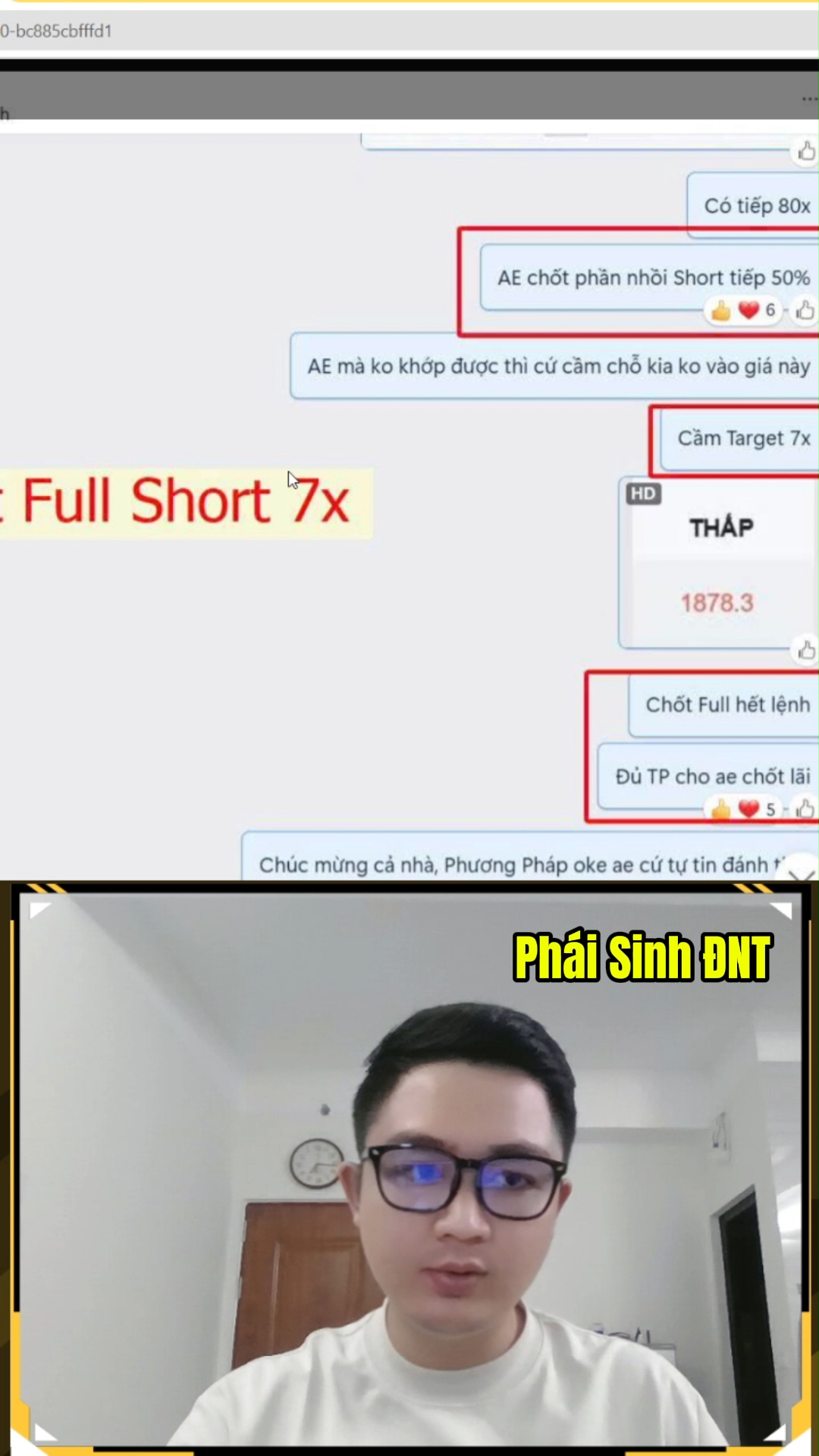 Phần 33: Chốt lãi hơn 20đ cùng Phái Sinh ĐNT