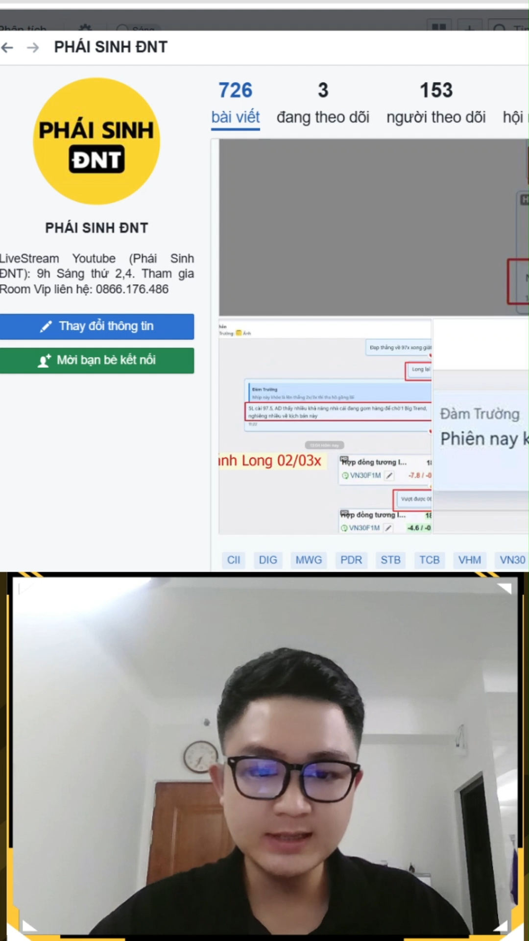 Phần 13: Chốt lãi gần 30đ Long cùng Phái Sinh ĐNT