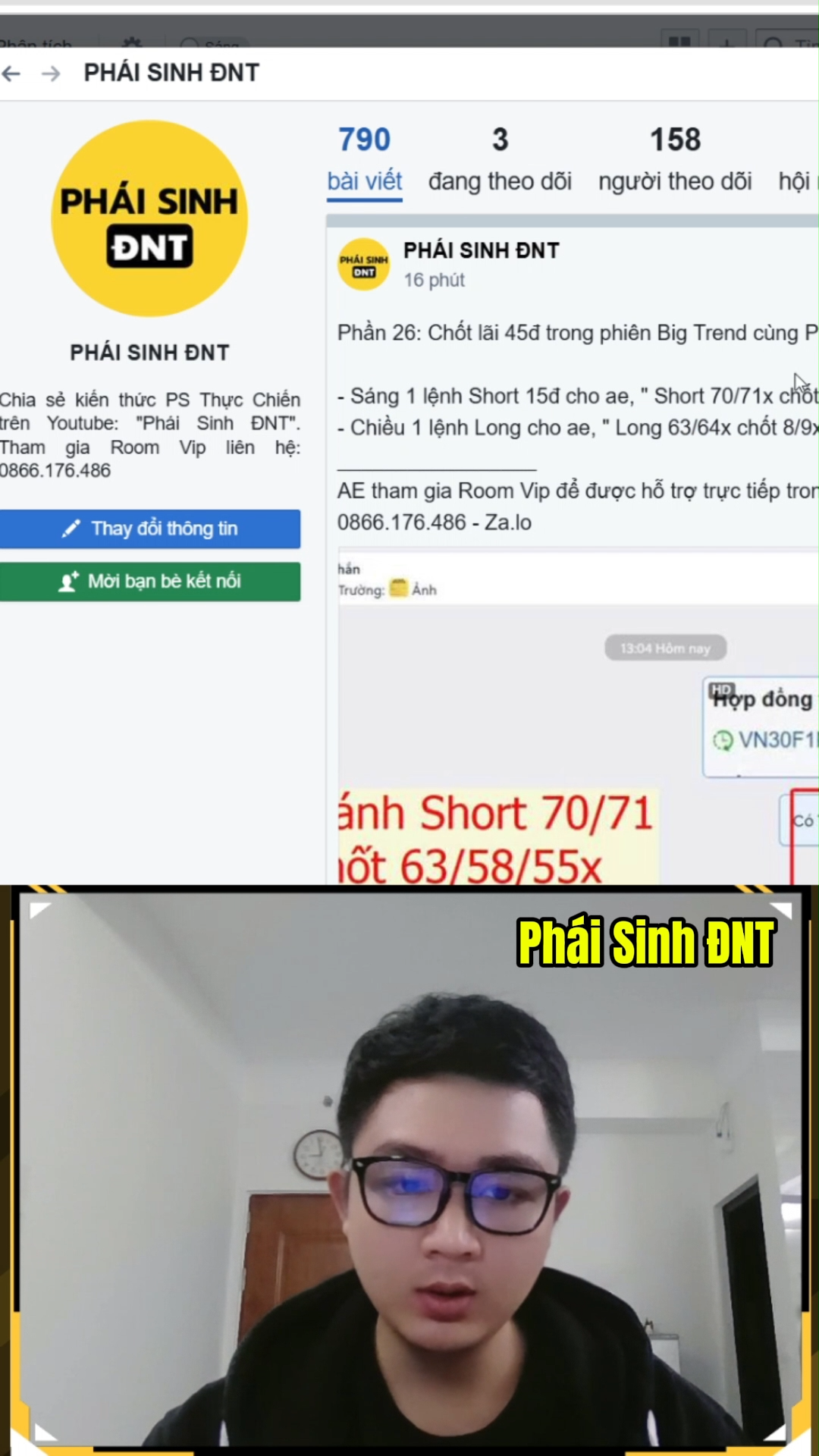 Phần 26: Chốt 45đ phiên Big Trend cùng Phái Sinh Đ