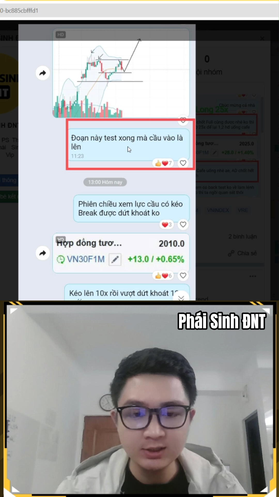 Phần 43: Chốt lãi 25đ Trend Long cùng Phái Sinh ĐN