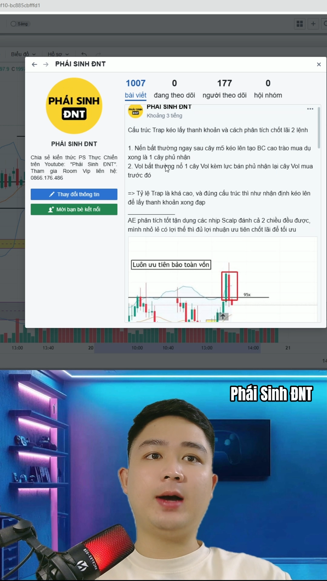 Phần 73: Chốt 2 lệnh Scalp cùng Phái Sinh ĐNT