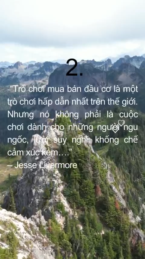 CÁC CÂU NÓI HAY VÀ TRUYỀN CẢM HỨNG TRONG ĐẦU TƯ ĐỐ